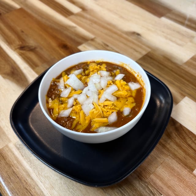 Chef Carol's Homemade Chili.