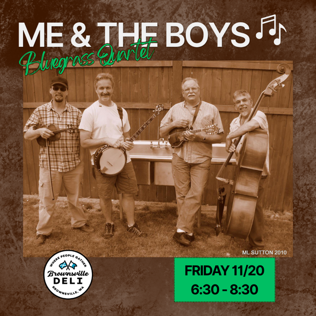 Deli Jam - Me & The Boys Bluegrass Quartet