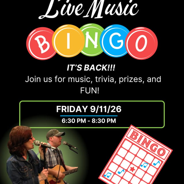 Live Music BINGO!
