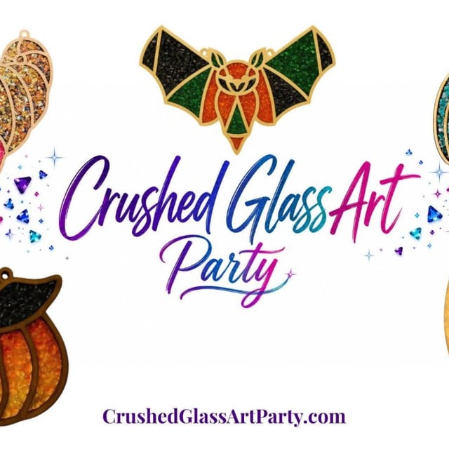 Crushed Glass Art Party!